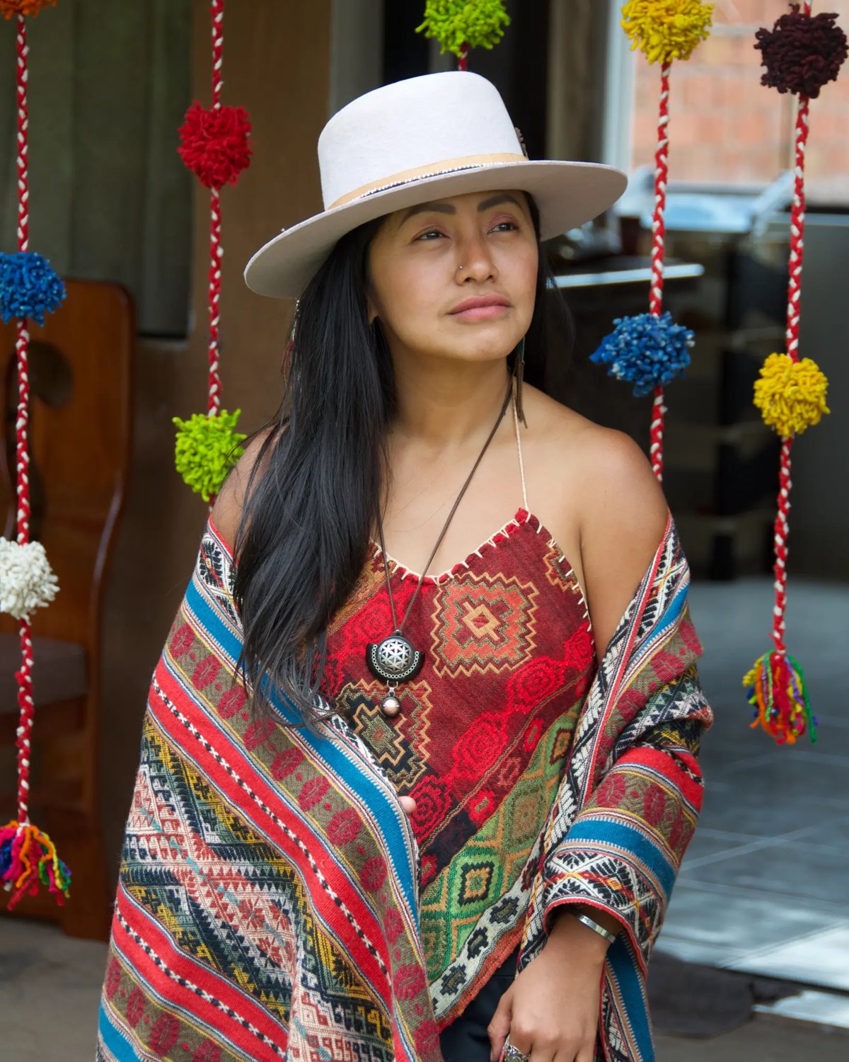 Rossana Tello in the Sacred Valley of Peru